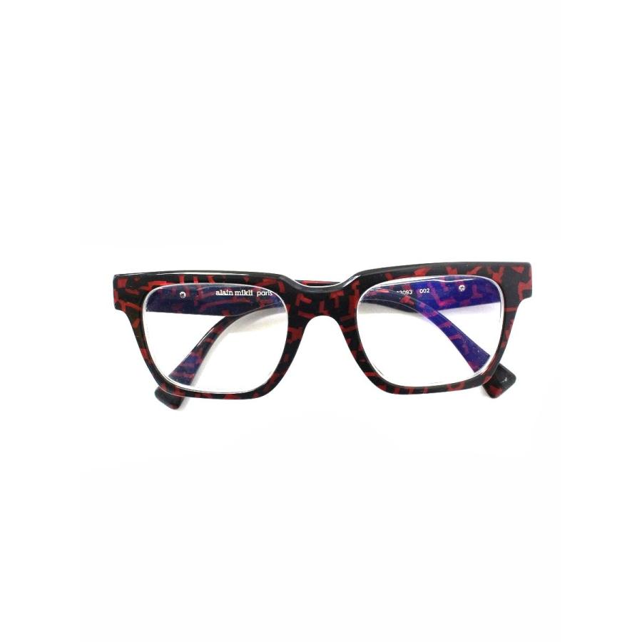 【極美品】alain mikli/アランミクリ Verney A03093 アランミクリ verney A03093 002 メガネ ブラック/ブラウン セル