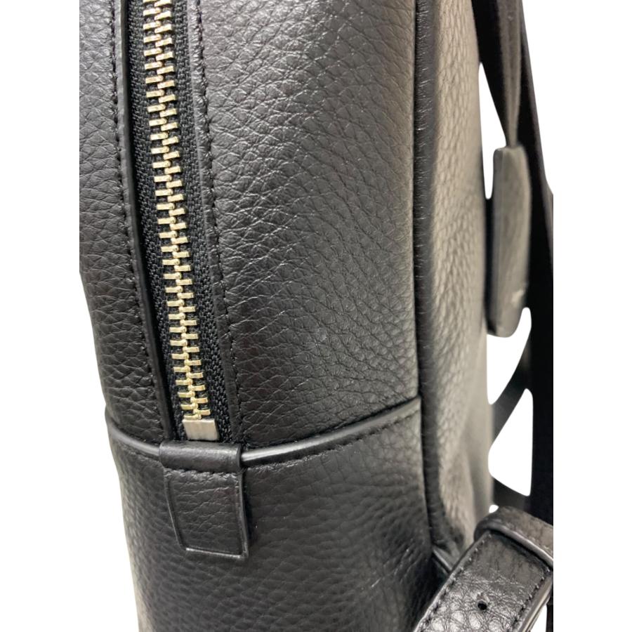 【専用】アニエスベー バッグ リュック バックパック レザー 黒 ロゴ型押し アニエスベー リュックサック ブラック バックパック レザー エンボス