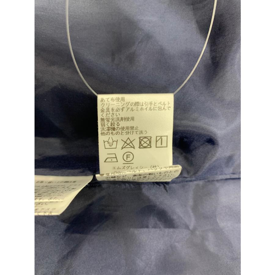エムズグレイシー 411106 ワンピース 38 ネイビー デニムライク ジップ
