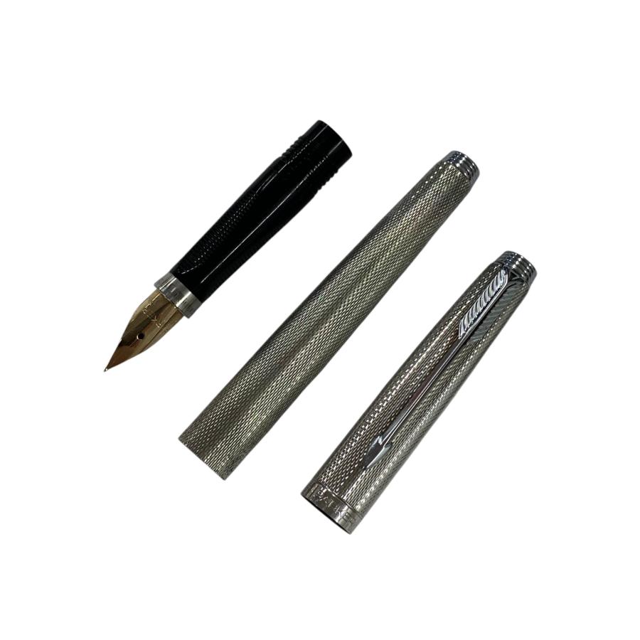 パーカー #75 グレンドルジュ 万年筆 シルバー 14K ITAM8QYM1IJ7
