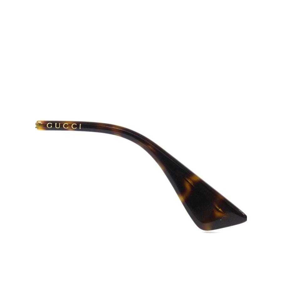 グッチ GG0112OA メガネ 眼鏡 ブラック/ゴールド スクエア フルリム  