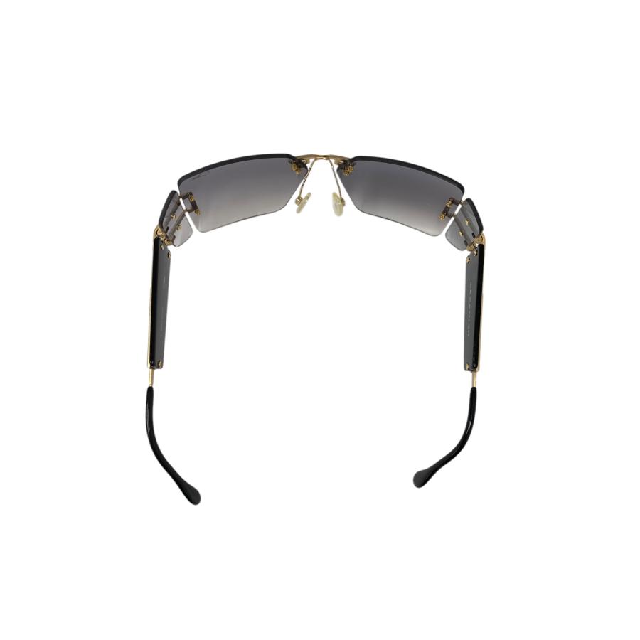 CAZAL MOD.923 リムレス サングラス ヴィンテージ 度なし　付属品 カザール MOD.923 サングラス ブラック リムレス スクエア
