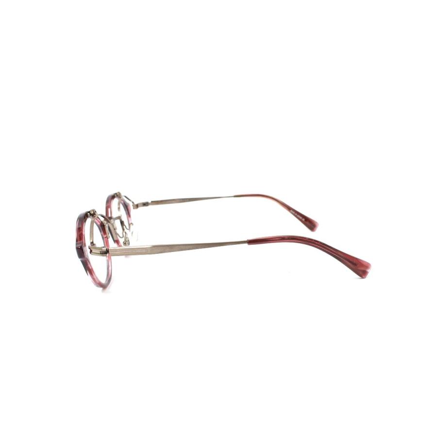金子眼鏡 METAL KM-84 メガネ ワインレッド 単式跳ね上げフレーム
