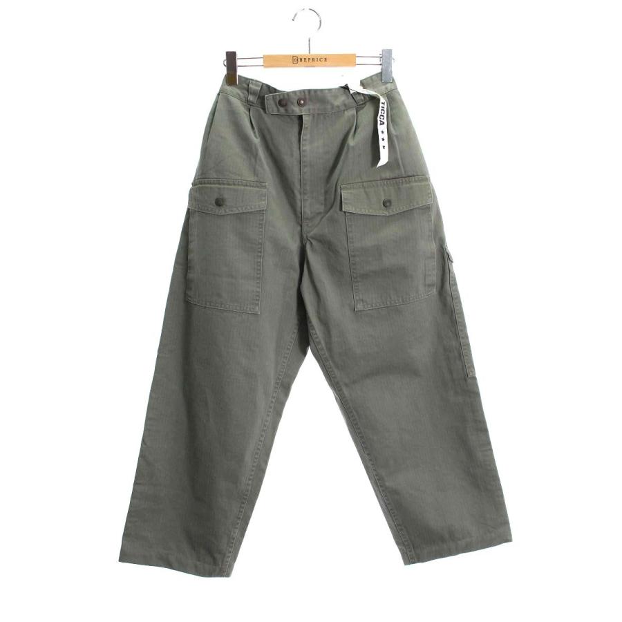 ティッカ カーゴワイドパンツ イタリア軍 TAHA-310-02 2 グリーン
