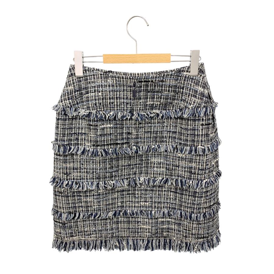 ルネ 6034180 スカート 36 ブルー TISSUE社製ツイード ITB0T8PUWVC8  