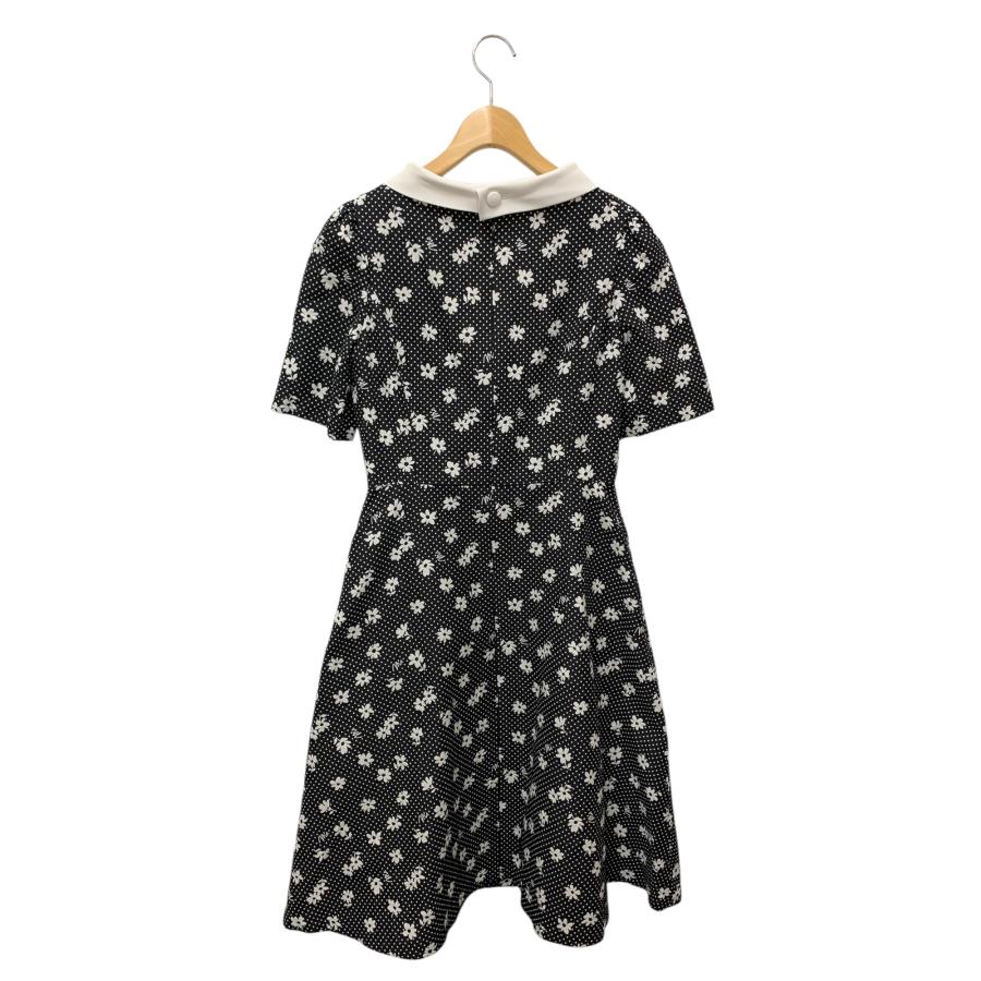 最終値下げ。エムズグレイシー　花柄ワンピース　ブラック 最終値下げ。エムズグレイシー 花柄ワンピース ブラック セ