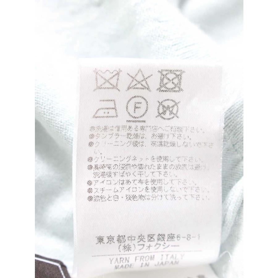 フォクシーブティック レーヨンBLEND 37235 カーディガン 42 ホワイト ニット ITV7DZ9LUFMG フォクシーブティック Square Cardigan 35614 カーディガン 40