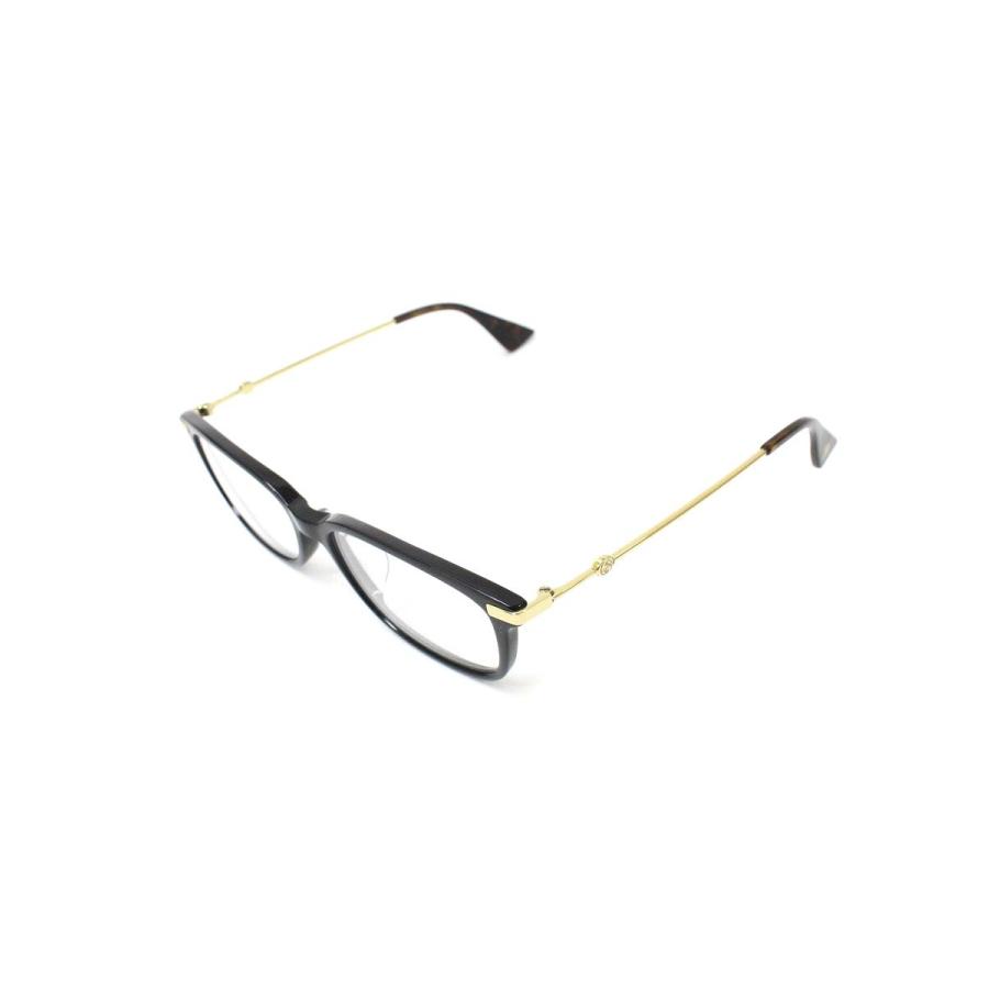 グッチ GG0112OA メガネ ブラック コンビフレーム フルリム スクエア  