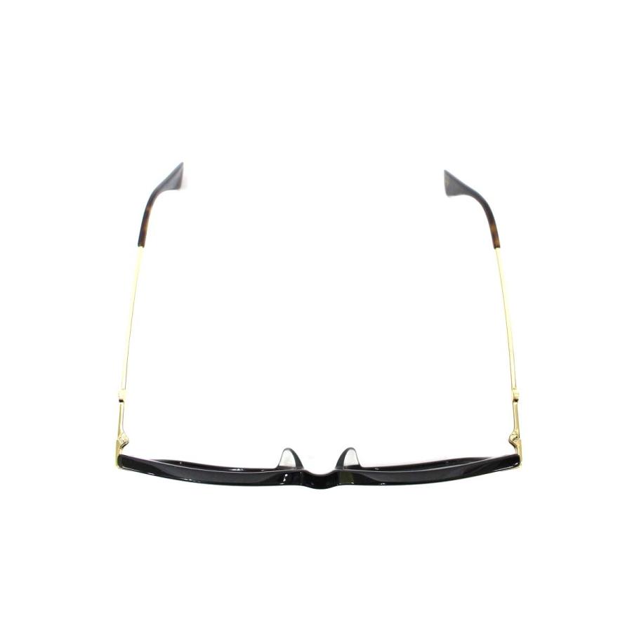 グッチ GG0112OA メガネ ブラック コンビフレーム フルリム スクエア  