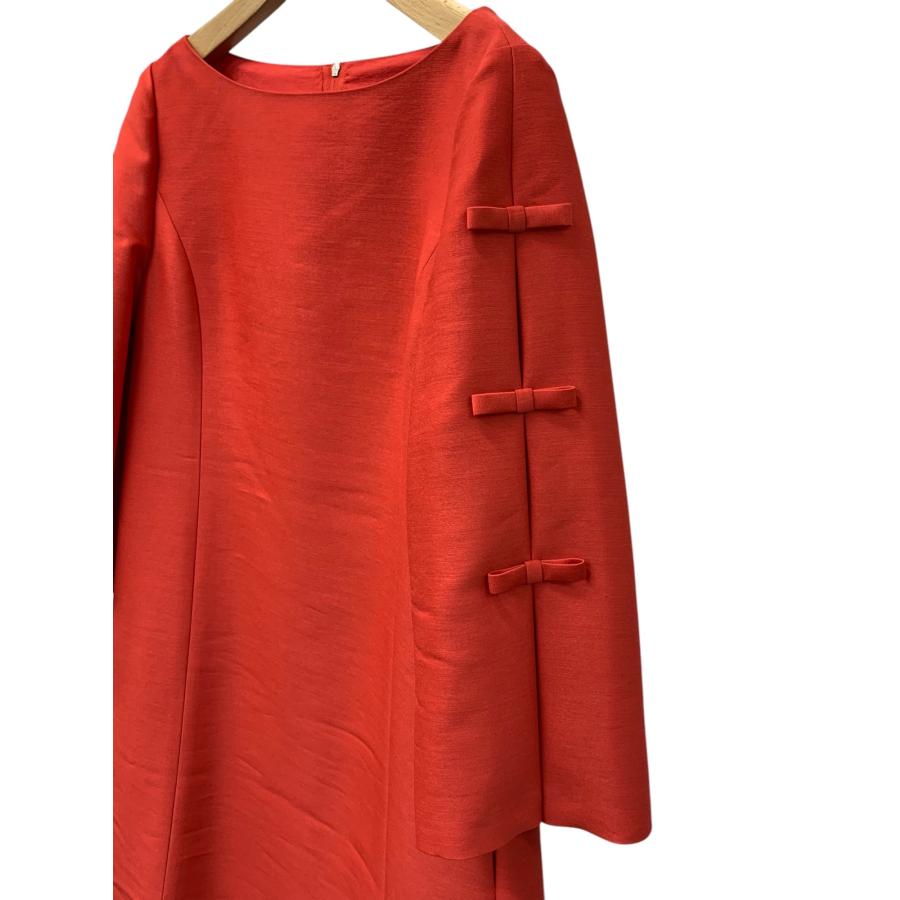 美品☆フォクシー sunnyノースリーブ プリーツワンピース 38 レッド 美品☆フォクシー sunnyノースリーブ プリーツワンピース 38