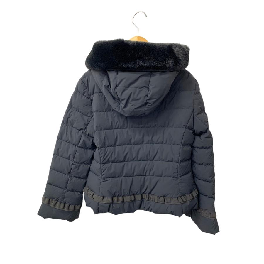 エムズグレイシー 319606 ダウンジャケット 38 ブラック カメリア