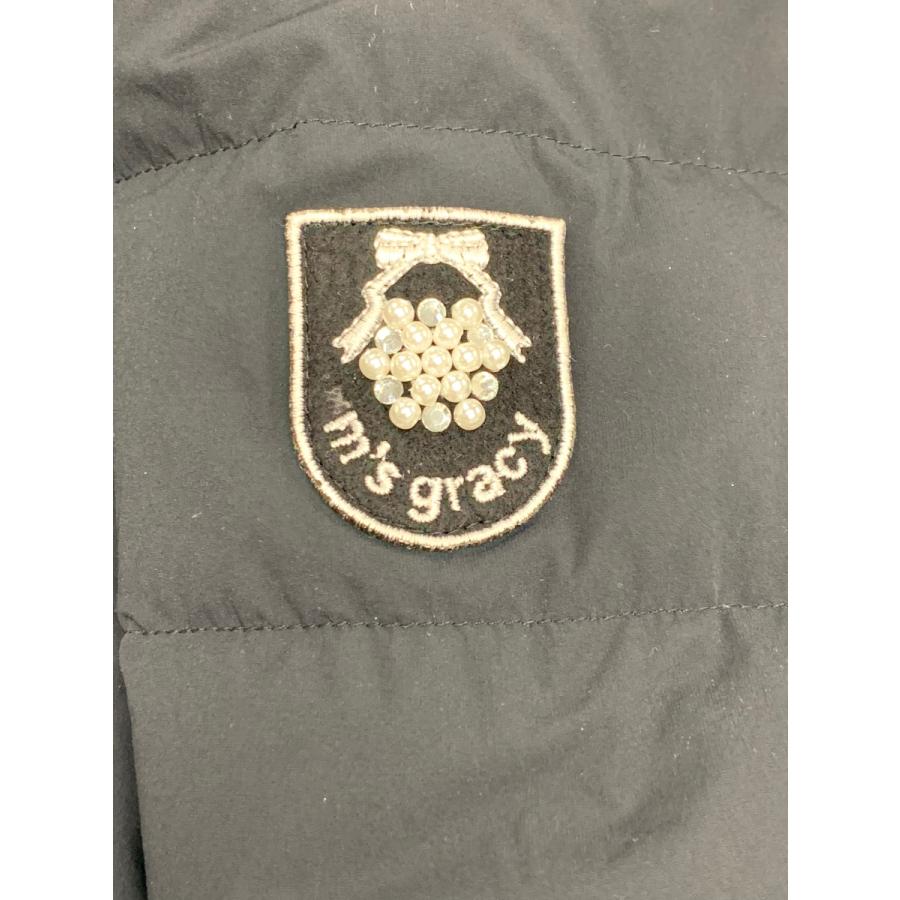 エムズグレイシー 319606 ダウンジャケット 38 ブラック カメリア