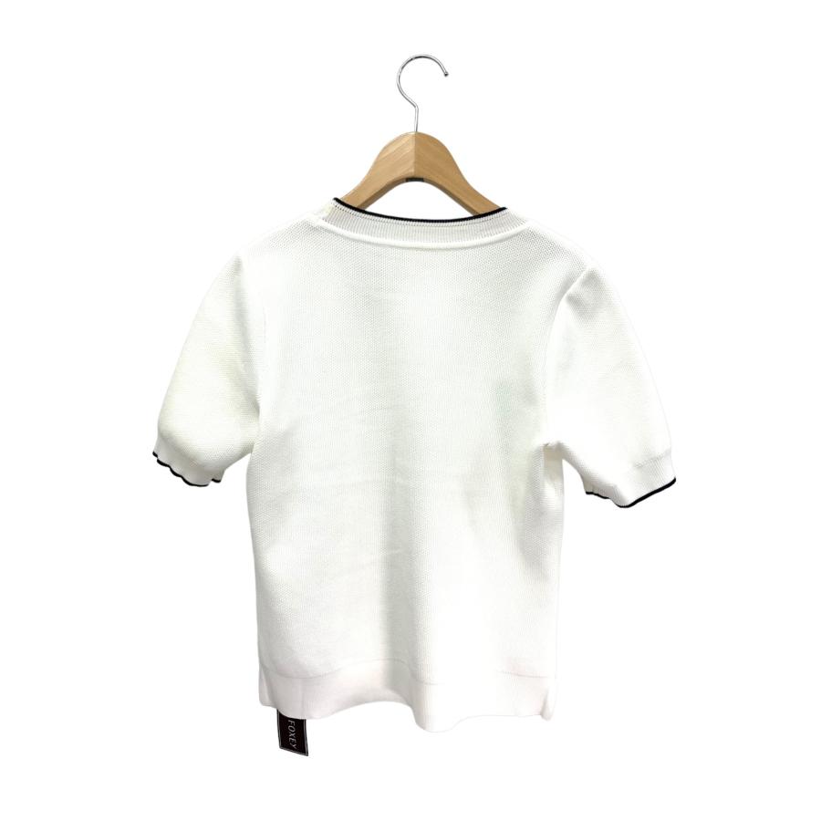 フォクシーブティック KNIT TOP NEROLIA 43436 40 ホワイト ニット