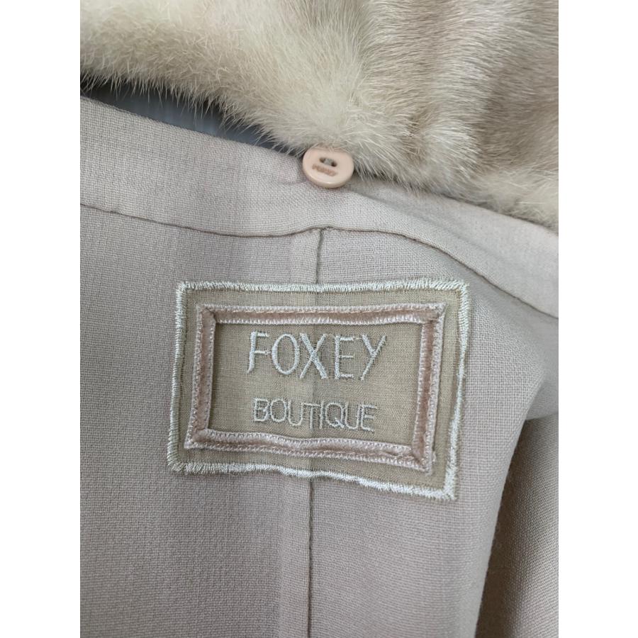 フォクシーブティック 38682 ジャケット 38 ベージュ Mink Whip ミンク  
