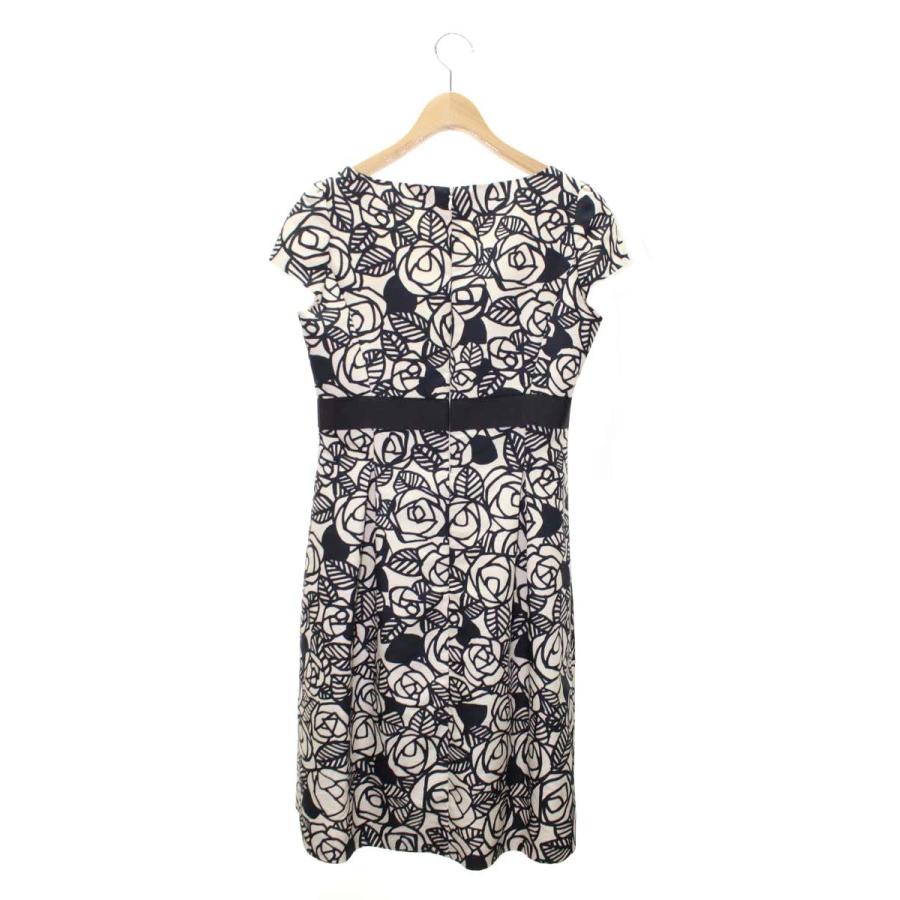 エムズグレイシー ジャケット 長袖 花柄 リボン リネン混合 グレー 40 エムズグレイシー ジャケット 長袖 花柄 リボン リネン混合