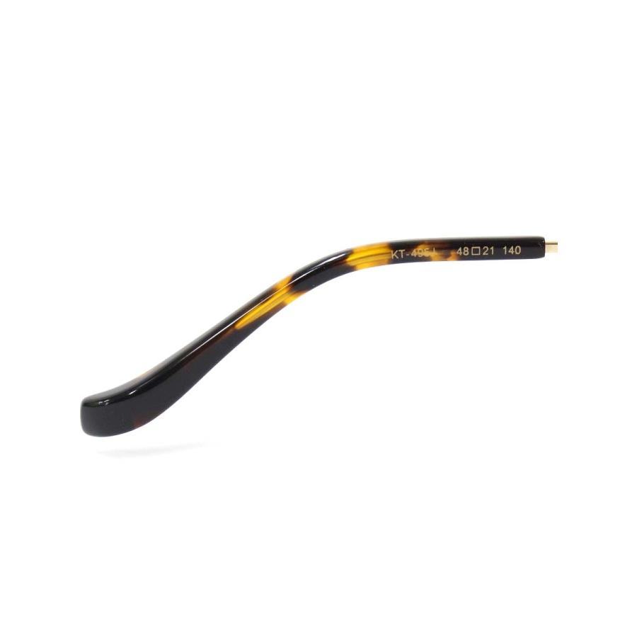 キオヤマト KT-495J メガネ ブラック/ブラウン ボストン メタル  