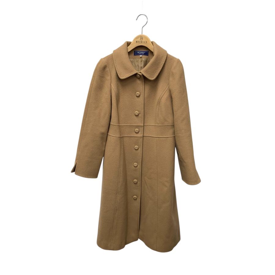 エムズグレイシー Lady Like Coat 819518 コート 38 キャメル ウール 