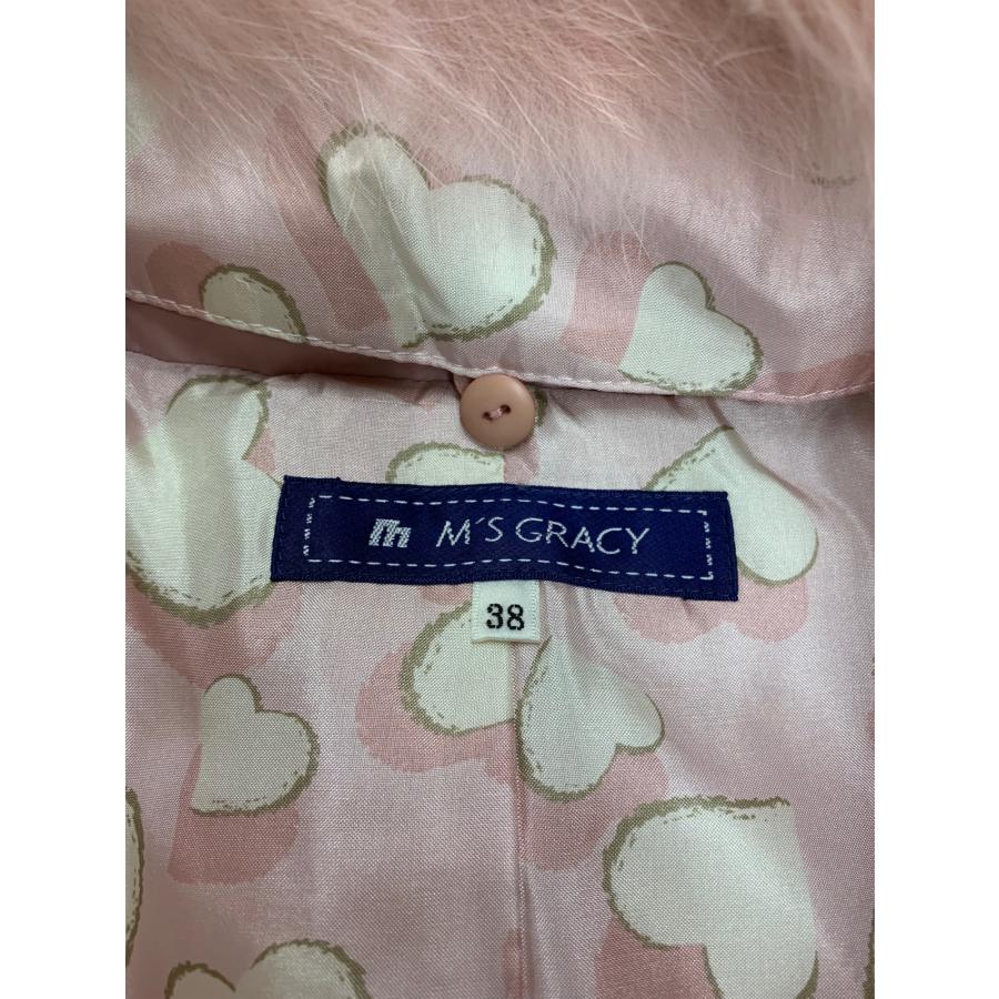 エムズグレイシー 429502 ダウンジャケット 38 ピンク フォックス