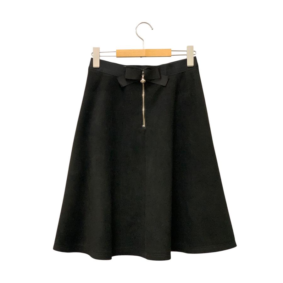 エムズグレイシー Suede Skirt 817562 スカート 38 ブラック