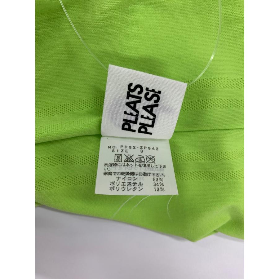 プリーツプリーズイッセイミヤケ PP32-ZP942 カットソー 3 グリーン