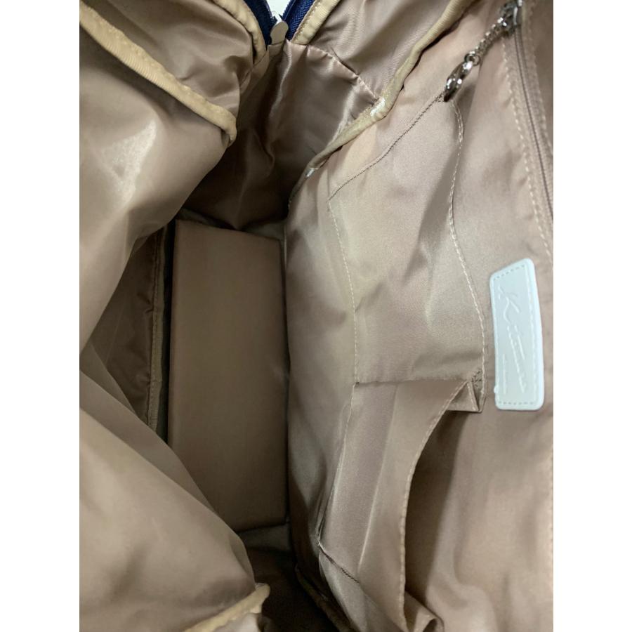 キタムラ リュック R-0776 10101 バックパック ネイビー ロゴ刺繍