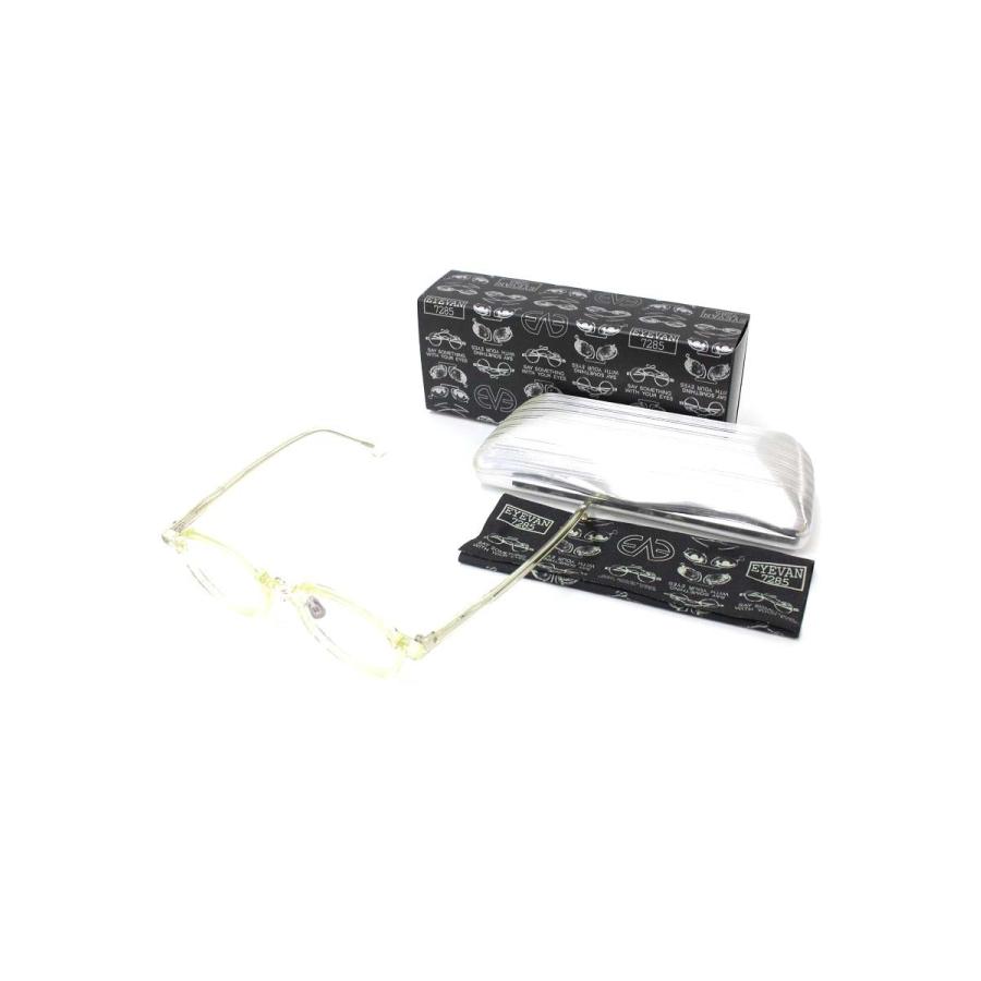 アイヴァン7285 366 メガネ 307 クリアイエロー ウェリントン  