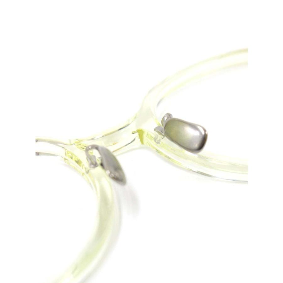 アイヴァン7285 366 メガネ 307 クリアイエロー ウェリントン  