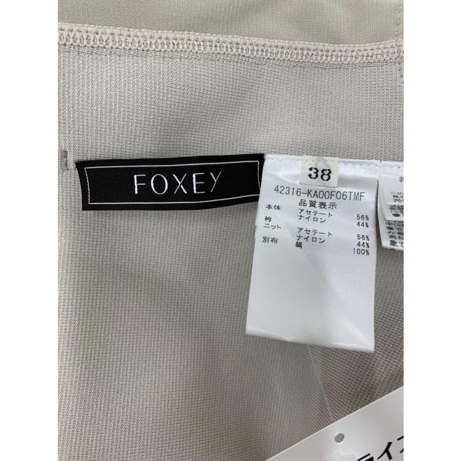 フォクシーブティック 42316 ワンピース 38 グレー パール