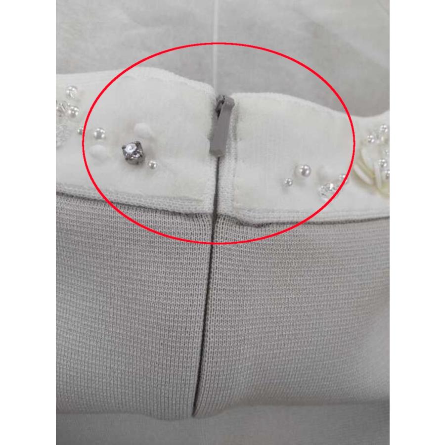 フォクシーブティック 42316 ワンピース 38 グレー パール