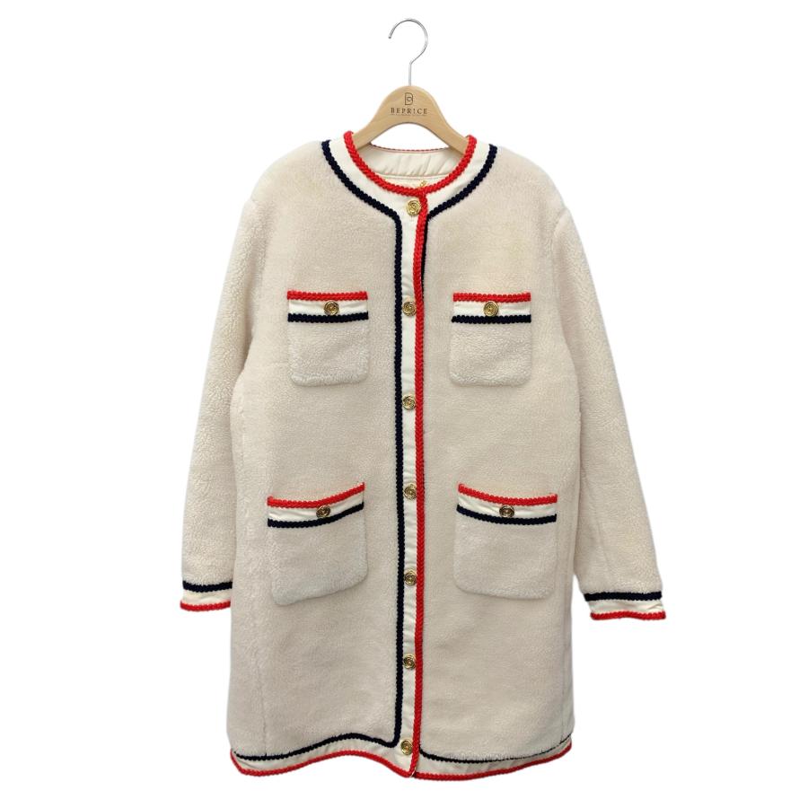 ミュベール MA233FC006 コート 40 アイボリー ボア 起毛 ITDCPH1UZ17K  