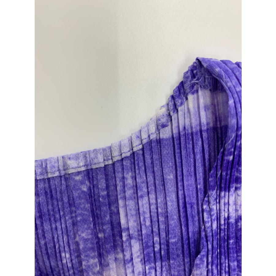 プリーツプリーズイッセイミヤケ PP31-JH925 ワンピース 3 パープル 波