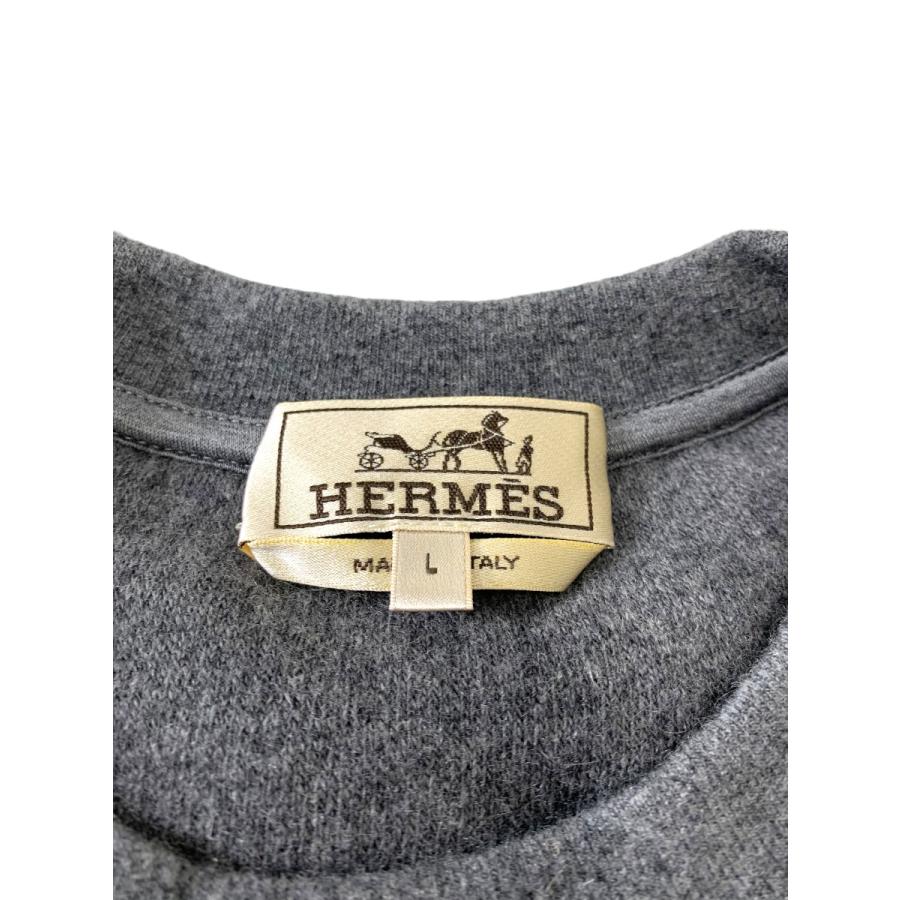 エルメス Crewneck sweater with pocket detail H367715HA76LA ニット