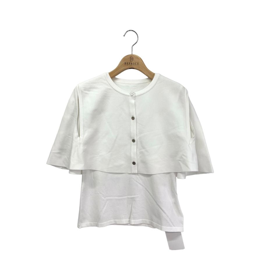 フォクシー FOXEY AUBREY 44403 ニット フォクシーブティック Knit Top Aubrey 44403 38 ホワイト ニット