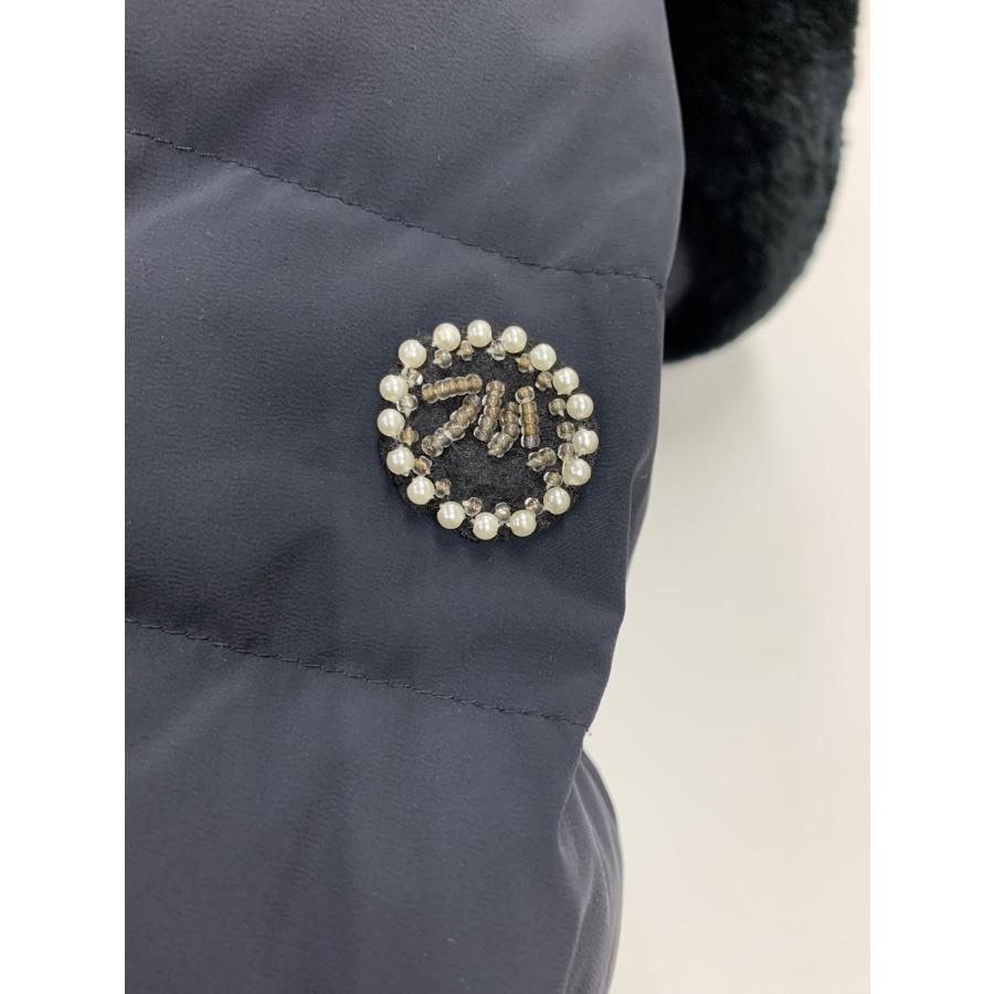 エムズグレイシー 819509 ダウンコート 38 ネイビー レッキスファー