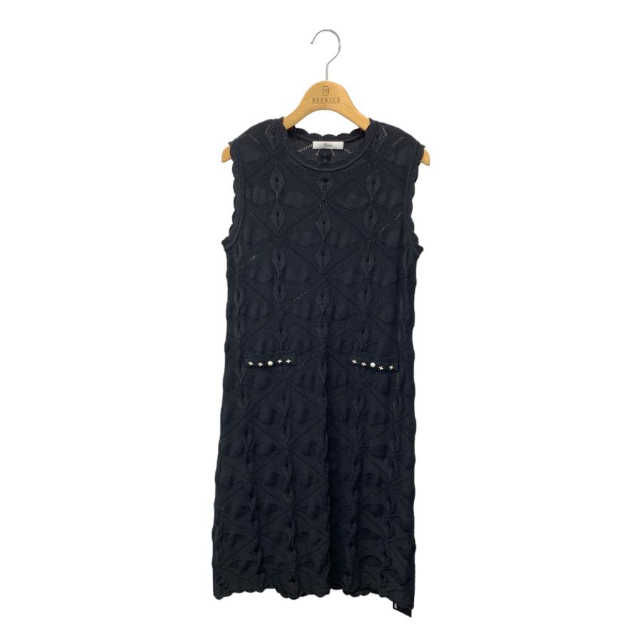 ルネ 6312320 ワンピース 34 ブラック ニット ITDUBCWU1URO : ブランド  