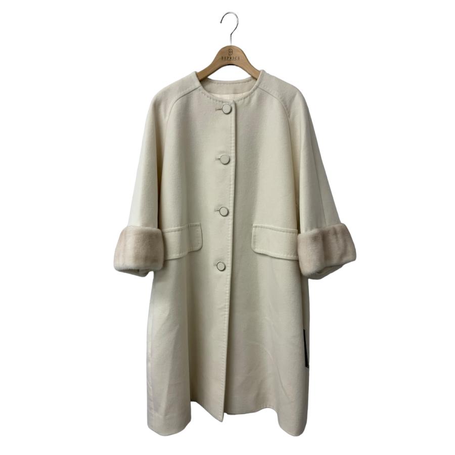 フォクシーブティック Coat Aria 43859 コート 40 ホワイト フォクシーブティック Coat Aria 43859 コート 40 ホワイト