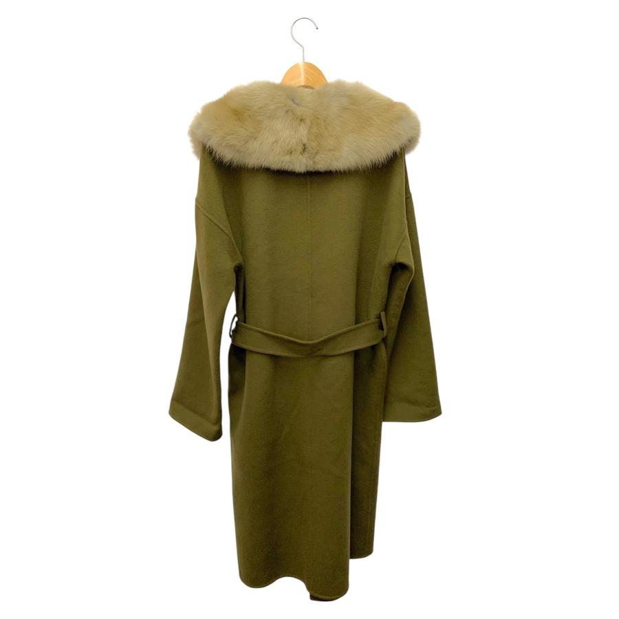 美品 FOXEY boutique 最高級 セーブルファー カシミヤ コート レディース 美品 FOXEY boutique 最高級 セーブルファー カシミヤ コート