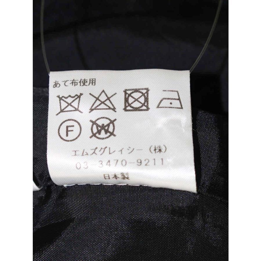 エムズグレイシー 217106 スカート 42 ブラック ギャザー ITDZ8F67O7ZW
