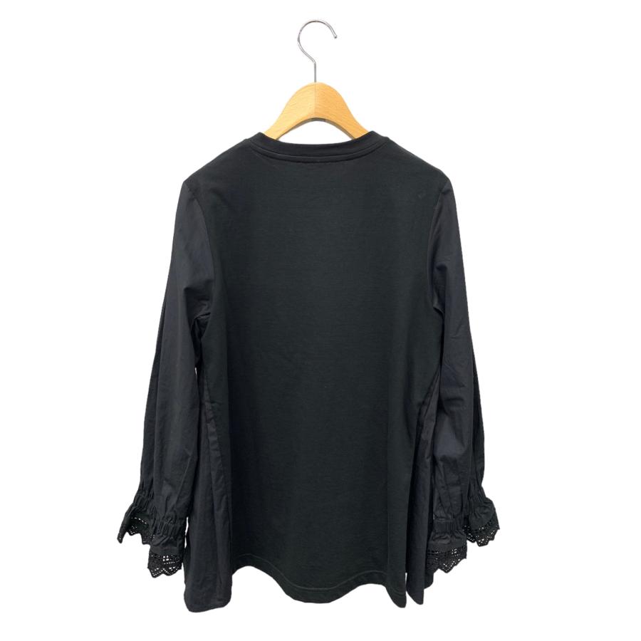 モンクレール MAGLIA GIROCOLLO ロゴ スウェット ブラック XS 中古】【MONCLER】モンクレール MAGLIA GIROCOLLO スウェット コットン
