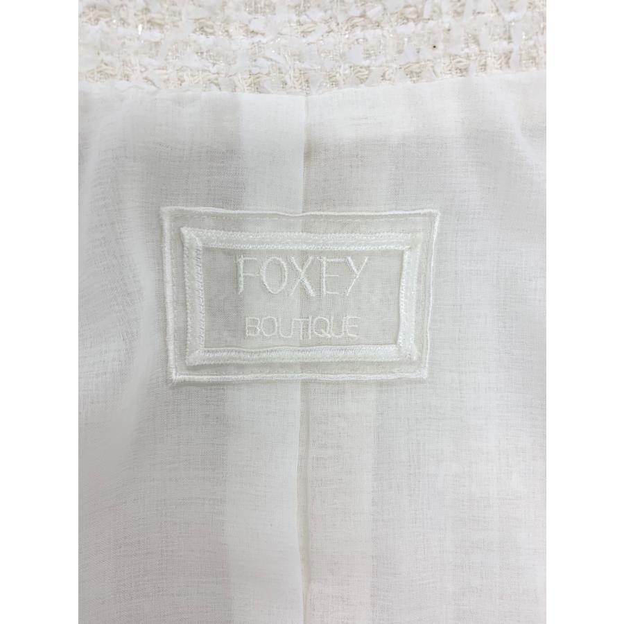 フォクシーブティック Jacket Aria 44159 ジャケット 40 アイボリー