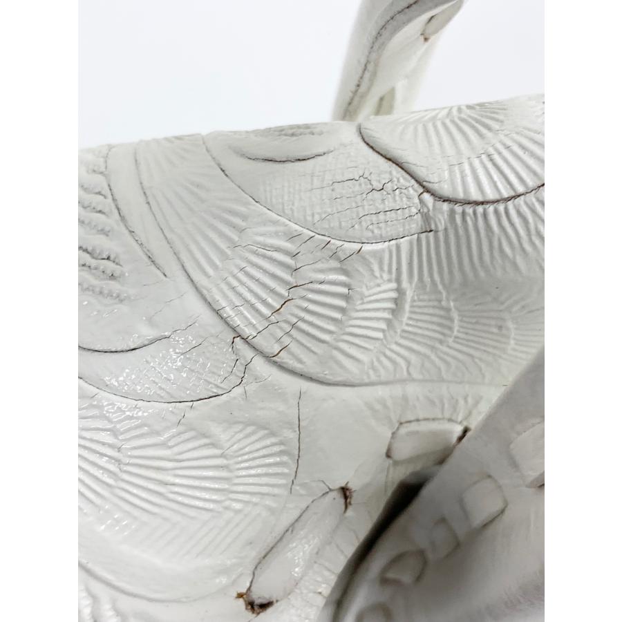 グレースコンチネンタル Maestra M トートバッグ ホワイト カービング  