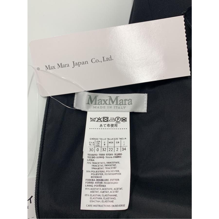 マックスマーラ ワンピース フリル タグ付き ノースリーブ 34 