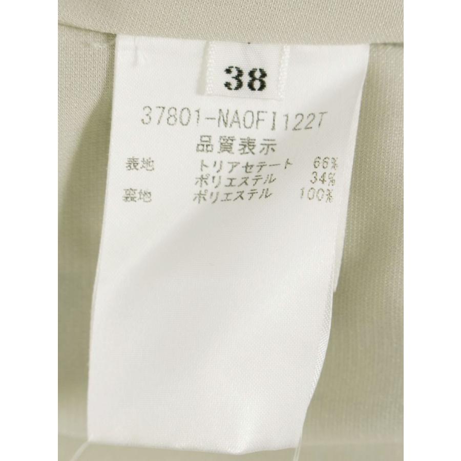 フォクシーニューヨーク 37801 ワンピース 38 ベージュ プリーツ