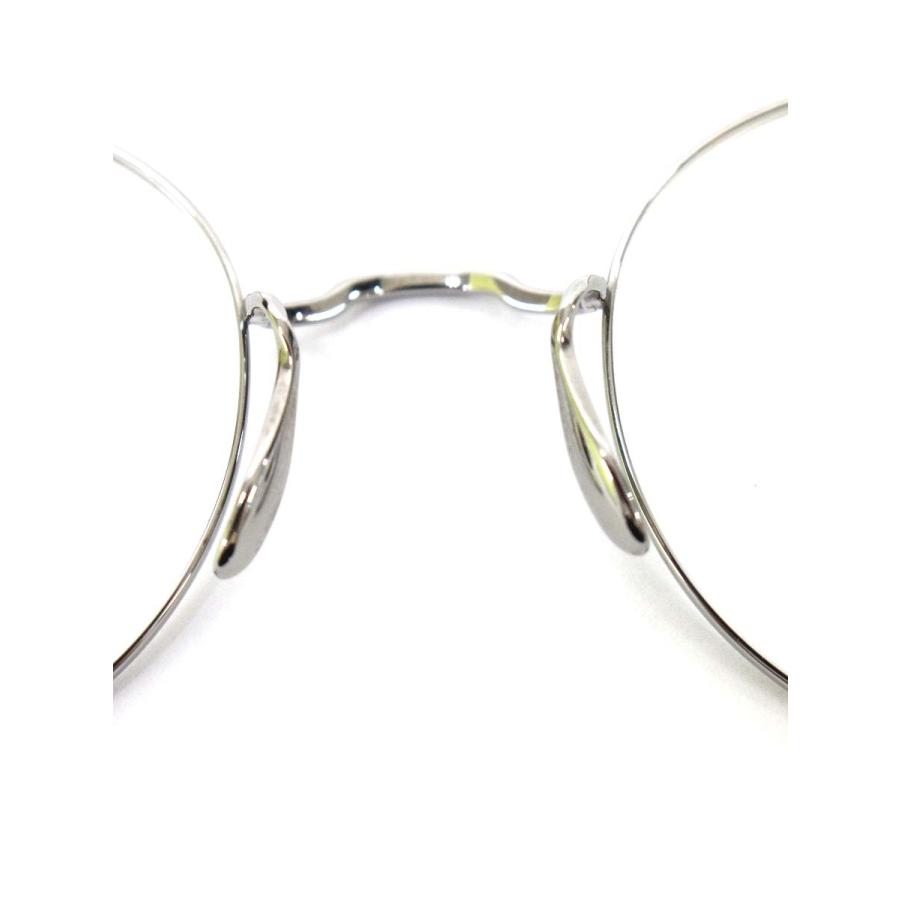 ayame マンレイ　シルバー フレーム 予備レンズ付き ayame（アヤメ） メガネ MANRAY シルバー メタルフレーム