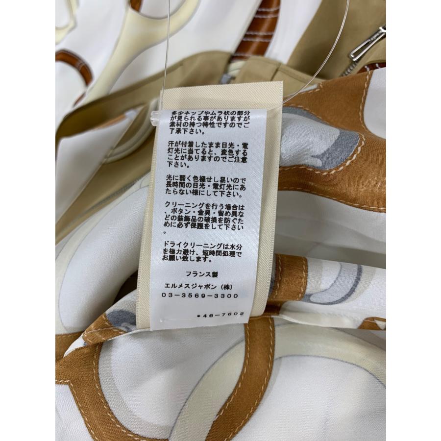 エルメス ジップシャツ Panoplie Tout Cuir 4E0678DV 36 ブラウン 2024SS ITFL08Q8DLP8 エルメス ジップシャツ Panoplie Tout Cuir 4E0678DV 36 ブラウン