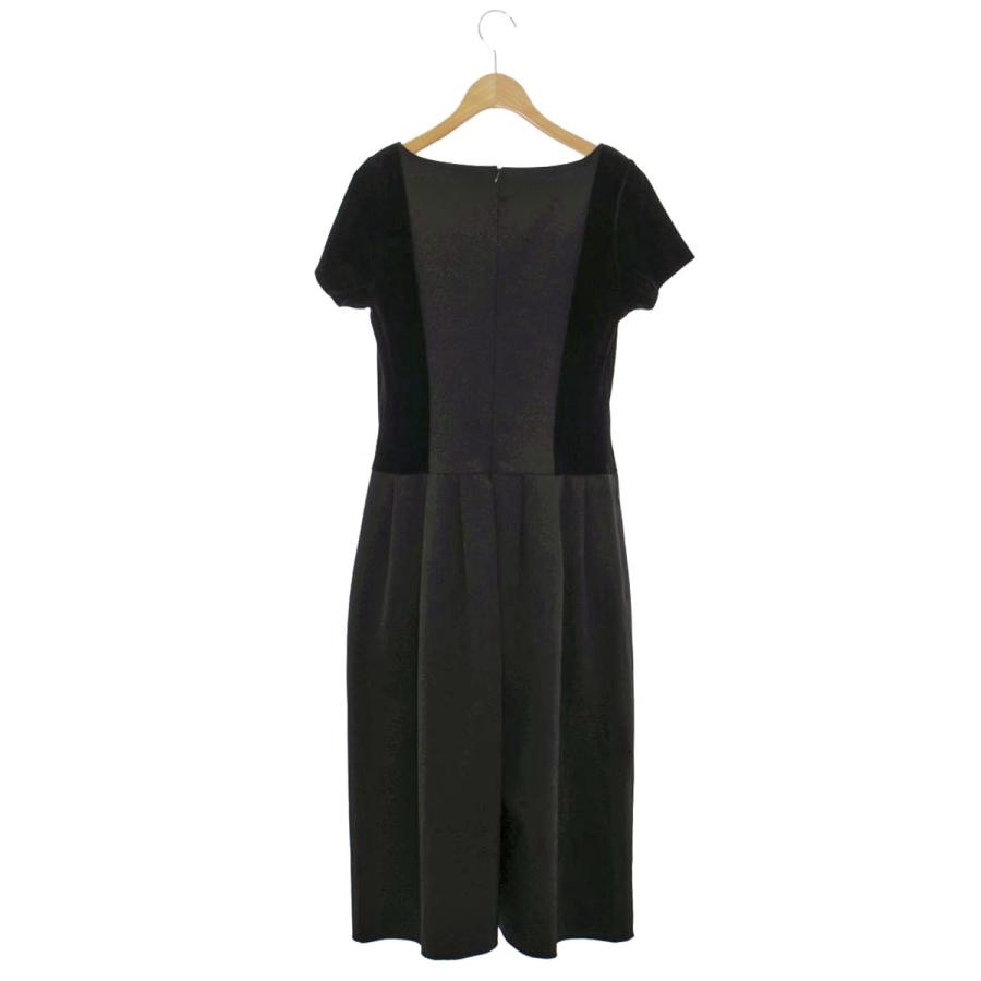 フォクシーニューヨーク 18595 ワンピース 40 ブラック ベロア  