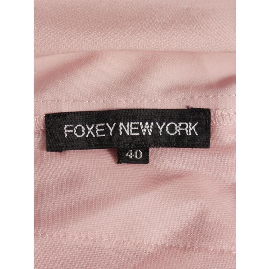 フォクシーニューヨーク 24388 ワンピース 40 ピンク フレア ウエスト