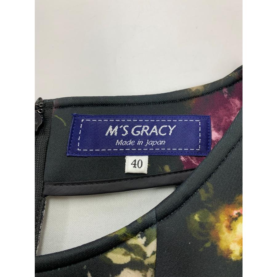 エムズグレイシー インクジェットフラワープリントドレス 111501