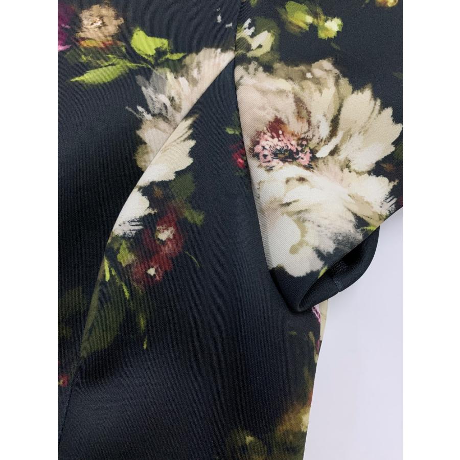 エムズグレイシー インクジェットフラワープリントドレス 111501