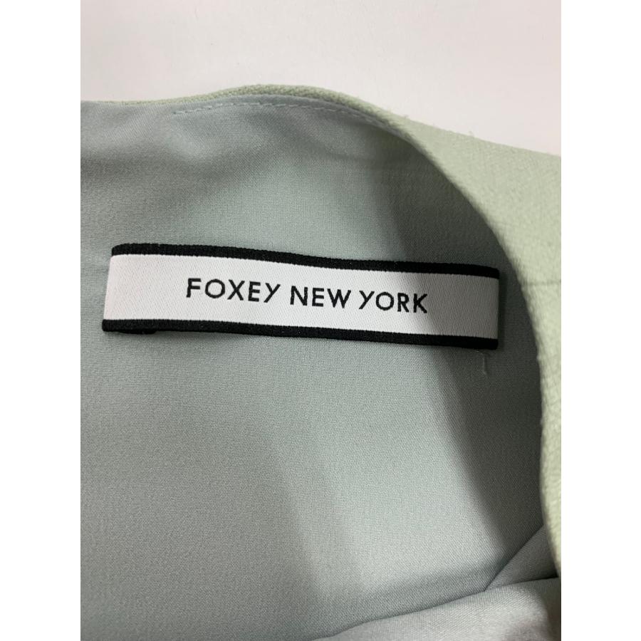 フォクシーニューヨーク ストレッチリネンドレス 36618 ワンピース 38